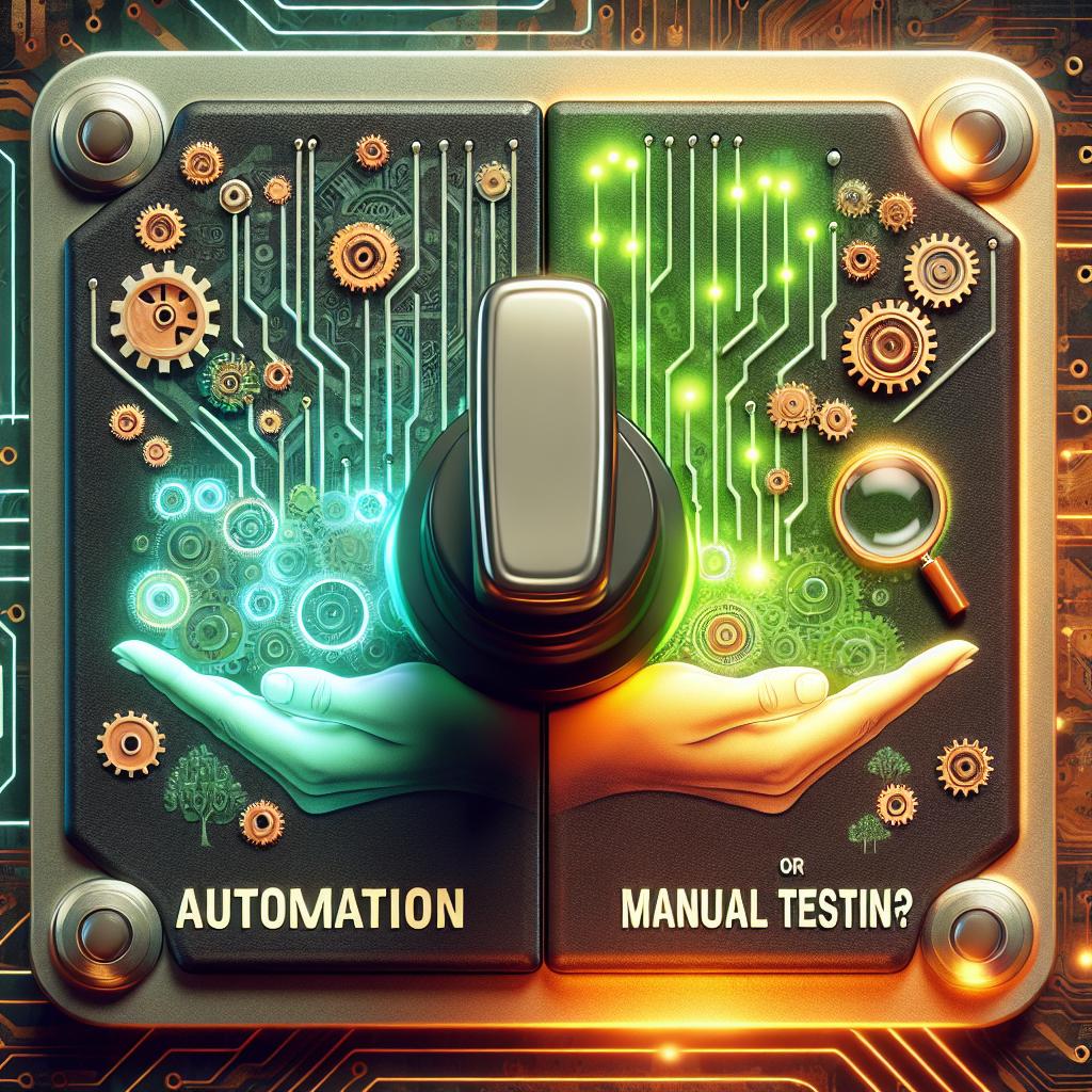 Rekomendasi Dalam ​Memilih Antara Automation dan ⁣Manual Testing